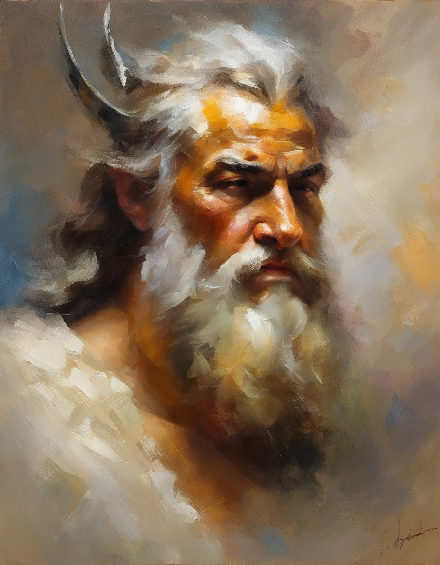 ​masterpiece、top-quality、Zeus, God of thunder