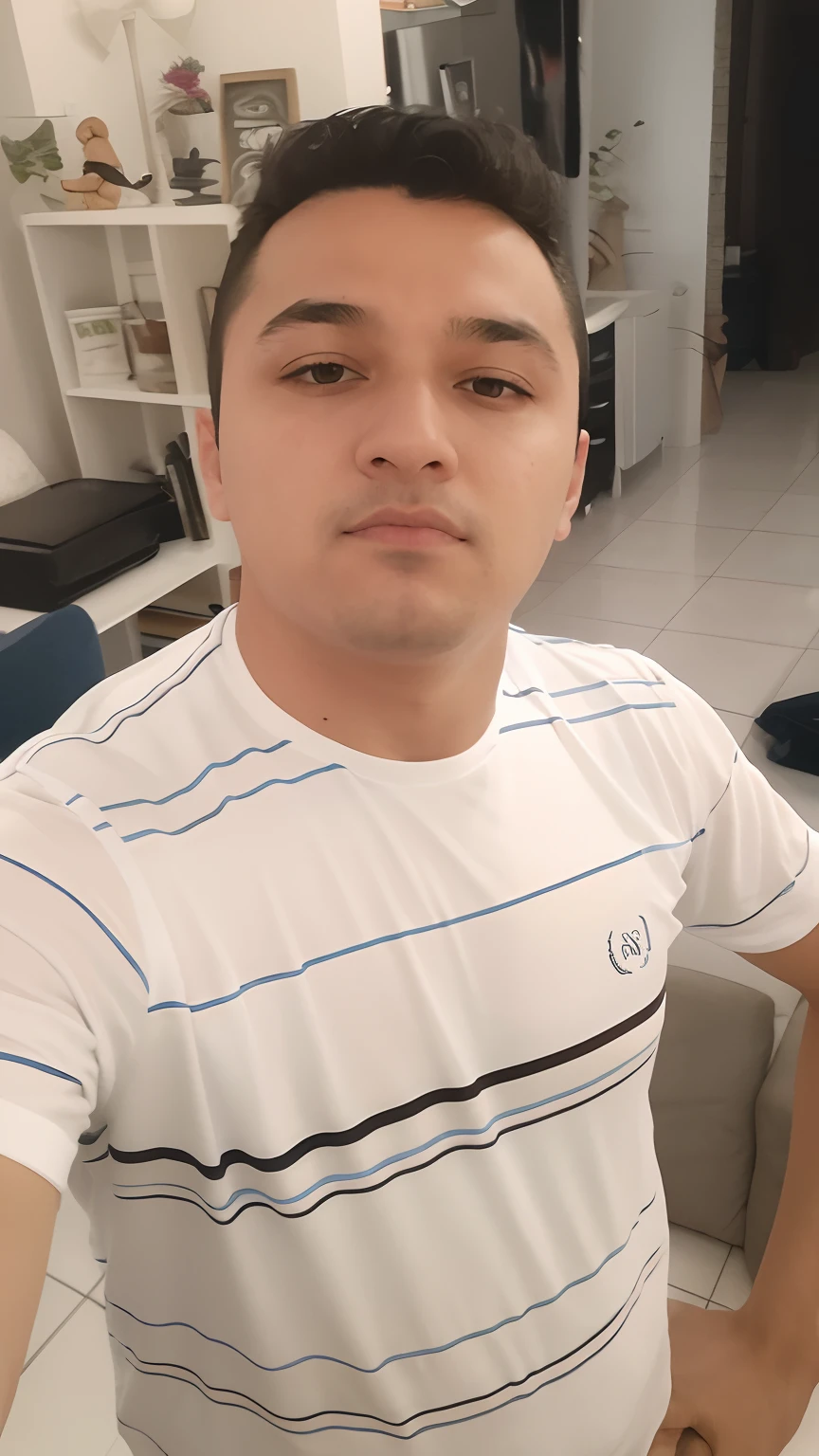 Man in white shirt standing in a living room, 2 7 anos, andres rios, 2 8 anos, Jose Miguel Romano Francisca, victor maristane, 2 9 anos, em torno de 1 9 anos, imagem frontal, 2 3 anos, Eloy Morales, he is! cerca de 3 0 anos de idade, zigor samaniego