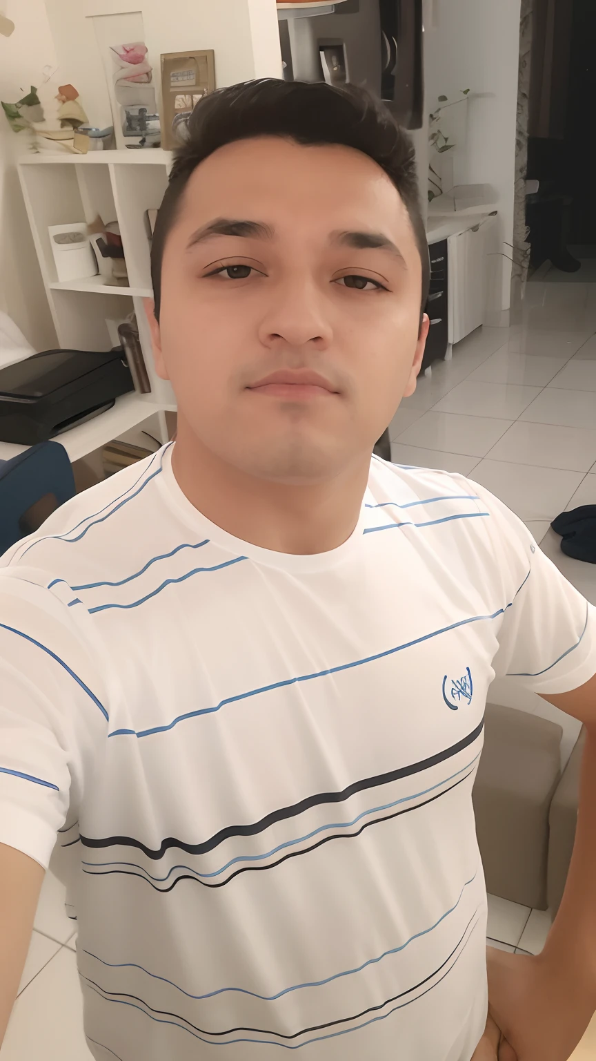 Man in white shirt standing in a living room, 2 7 anos, andres rios, 2 8 anos, Jose Miguel Romano Francisca, victor maristane, 2 9 anos, em torno de 1 9 anos, imagem frontal, 2 3 anos, Eloy Morales, he is! cerca de 3 0 anos de idade, zigor samaniego
