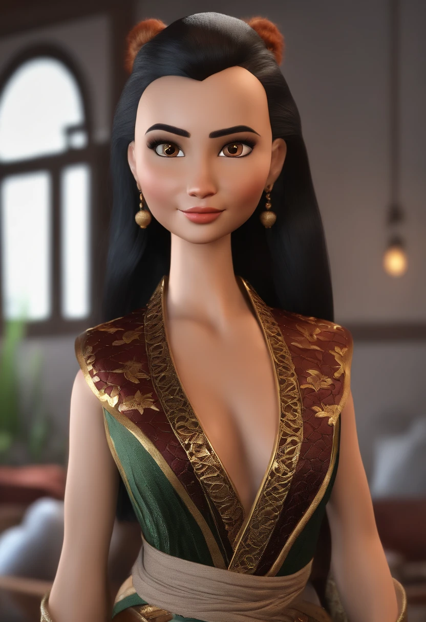 Personagem de desenho animado de um homem pretos kimono branco, faixa preta, um personagem animado, Caractere estilizado, animation style rendering, 3D estilizado, Arnold Maya render, 3 d render stylized, toon render keyshot, Personagem 3D, Personagem 3D, 3d rendering stylized, 3 d character render, personagem de desenho animado, Personagem de close up, Pose de personagem, (Estilo Pixar) (master part:1.2) (Bokeh) (best quality) (pele detalhada) (textura detalhada) (8k) (argila) (Cinematic lighting) (foco nítido,Senta e vaza a parte superior do corpo