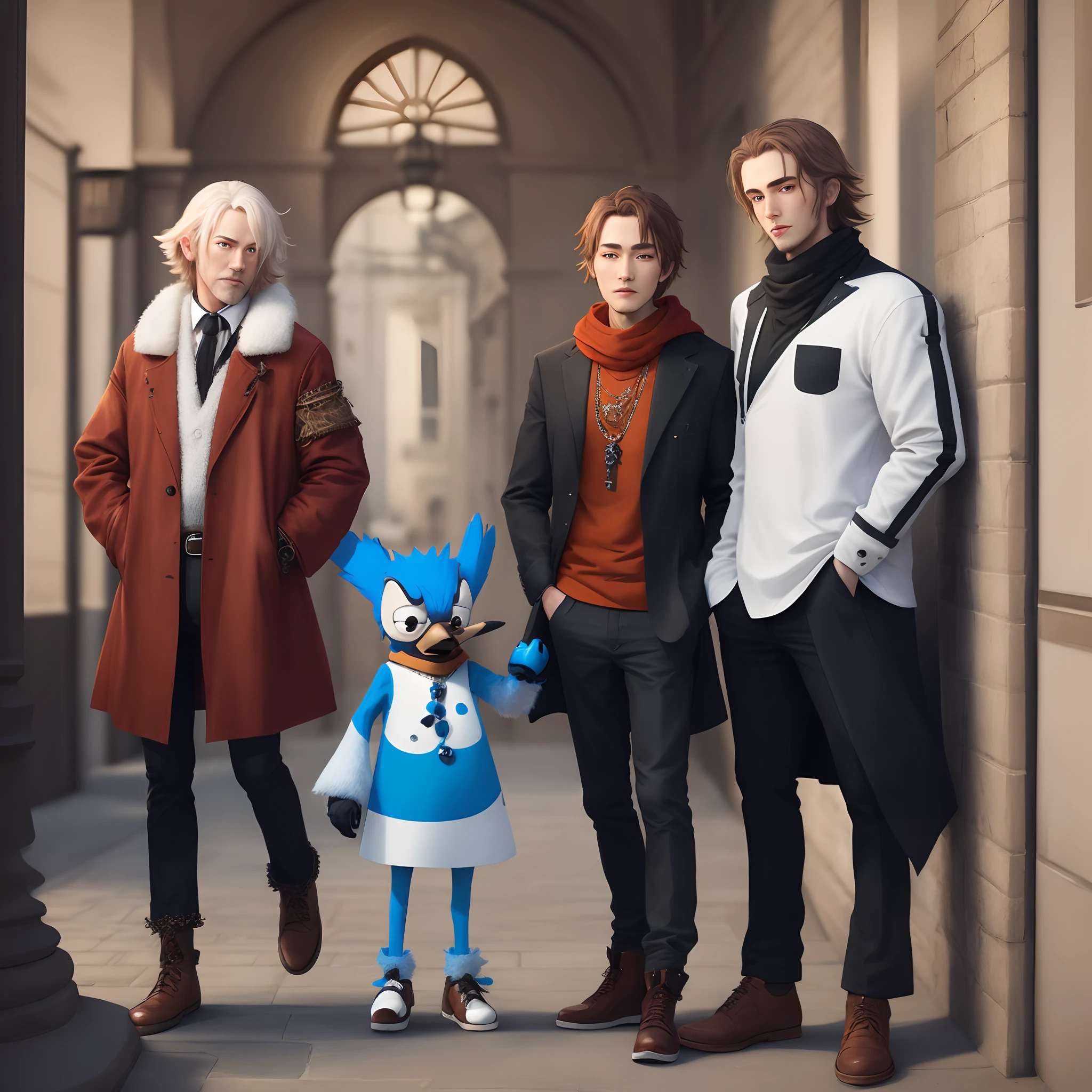Mordecai with designer