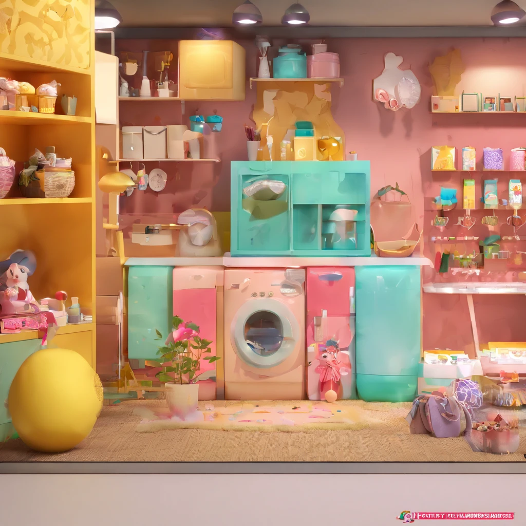 super bonito IP menina por pop mart, olhos brilhantes, querubim,Vestidinho branco, argila, Modelos, um brinquedo de caixa cega, Brilhante e delicado,fundo limpo, Bom brilho, 3D rendering of,best quality