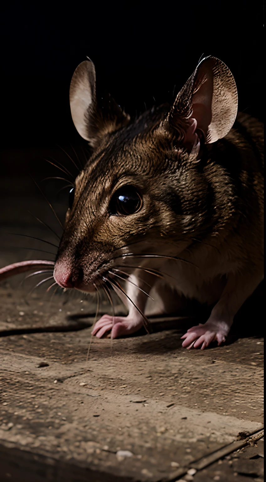 Thousand of mouse , ultra realistic