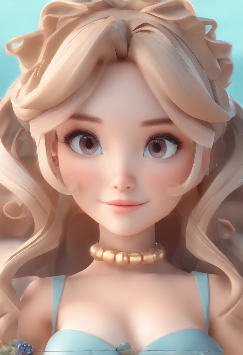 best quality, master part, fotorrealista, extremamente detalhado CG unidade 8k papel de parede, Chibi,1girl, Elsa,sozinho, cheio_corpo, sorrir, Olhando_em_visualizador, ao ar livre,
