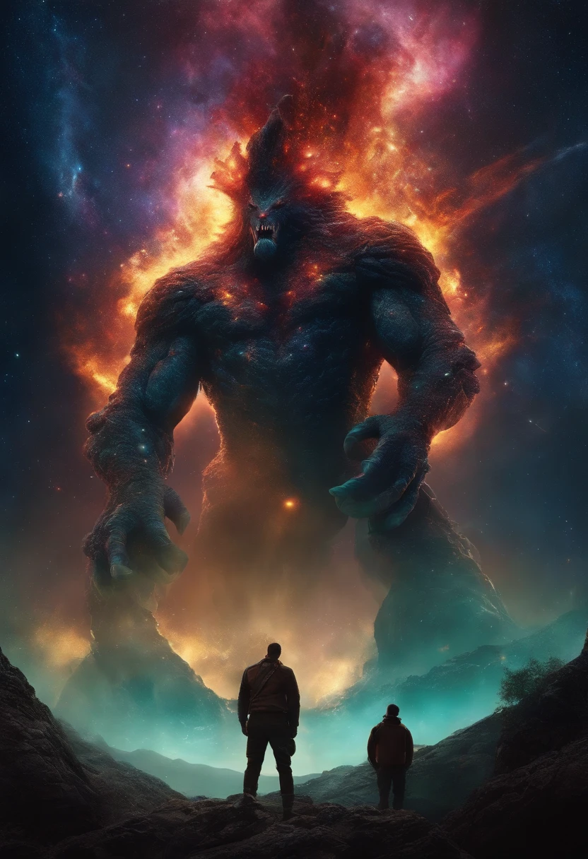 cosmic gigantic violently monster variation under the effect of cosmic ray,full imagine,movie character,super detail