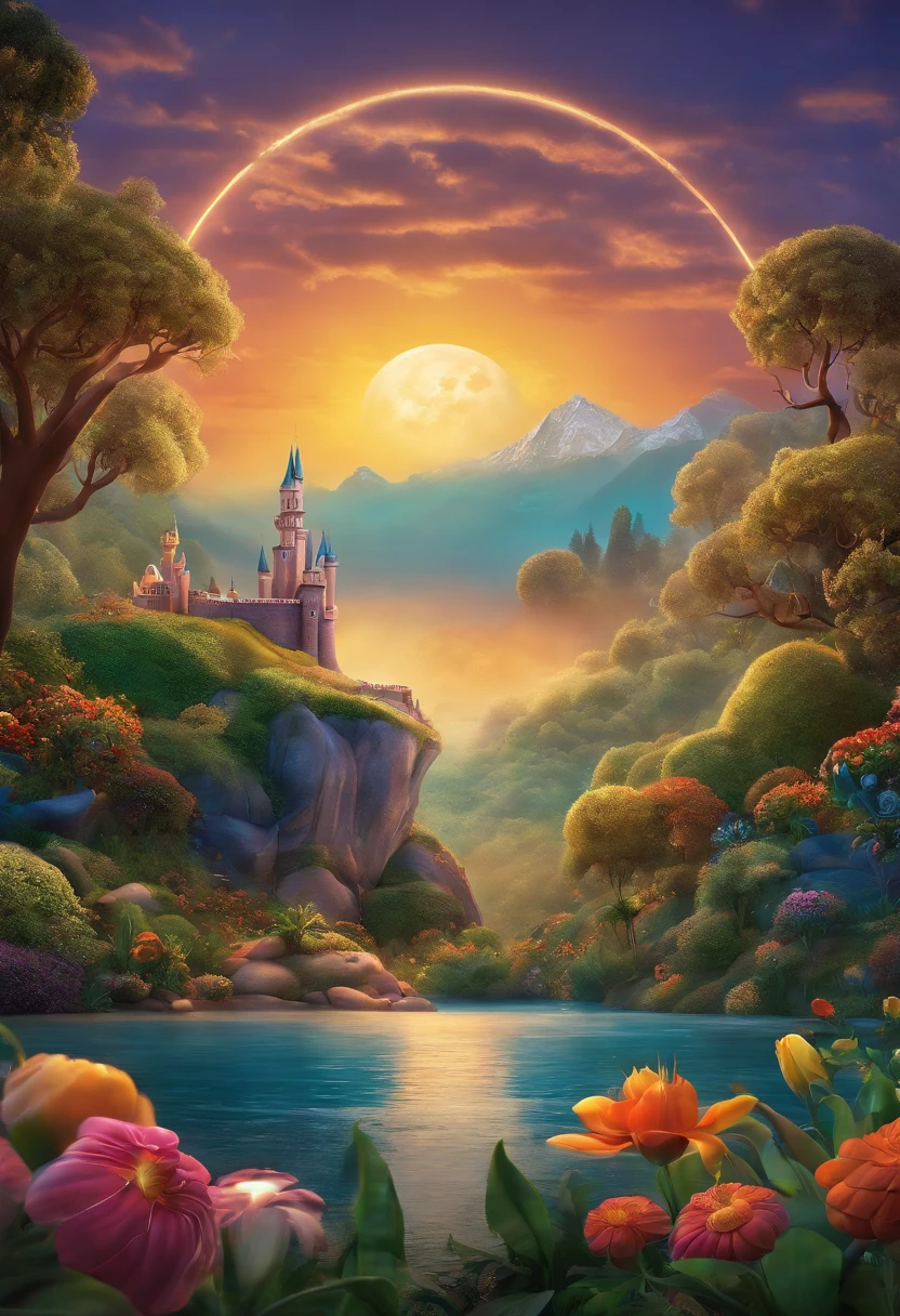 Cavalheiro da Lua Disney Pixar 3d style poster