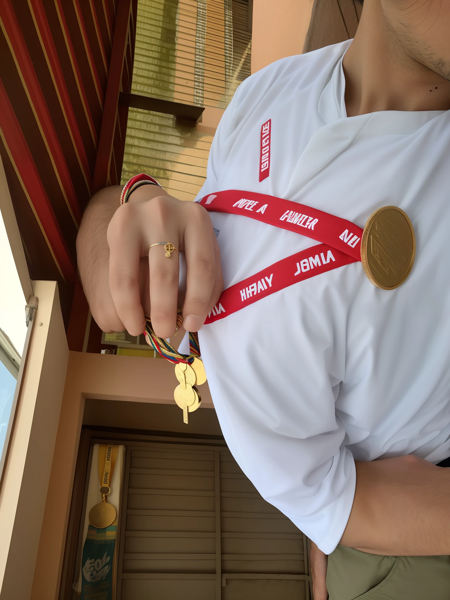 There's a man who's wearing a medal around his neck, 2 3 anos, 2 2 anos, 21 anos, 1 6 anos, taken with the best dlsr camera, 13 anos, 18 anos, 2 4 anos, em torno de 1 9 anos, ele tem cerca de 2 5 anos de idade, 2 5 anos