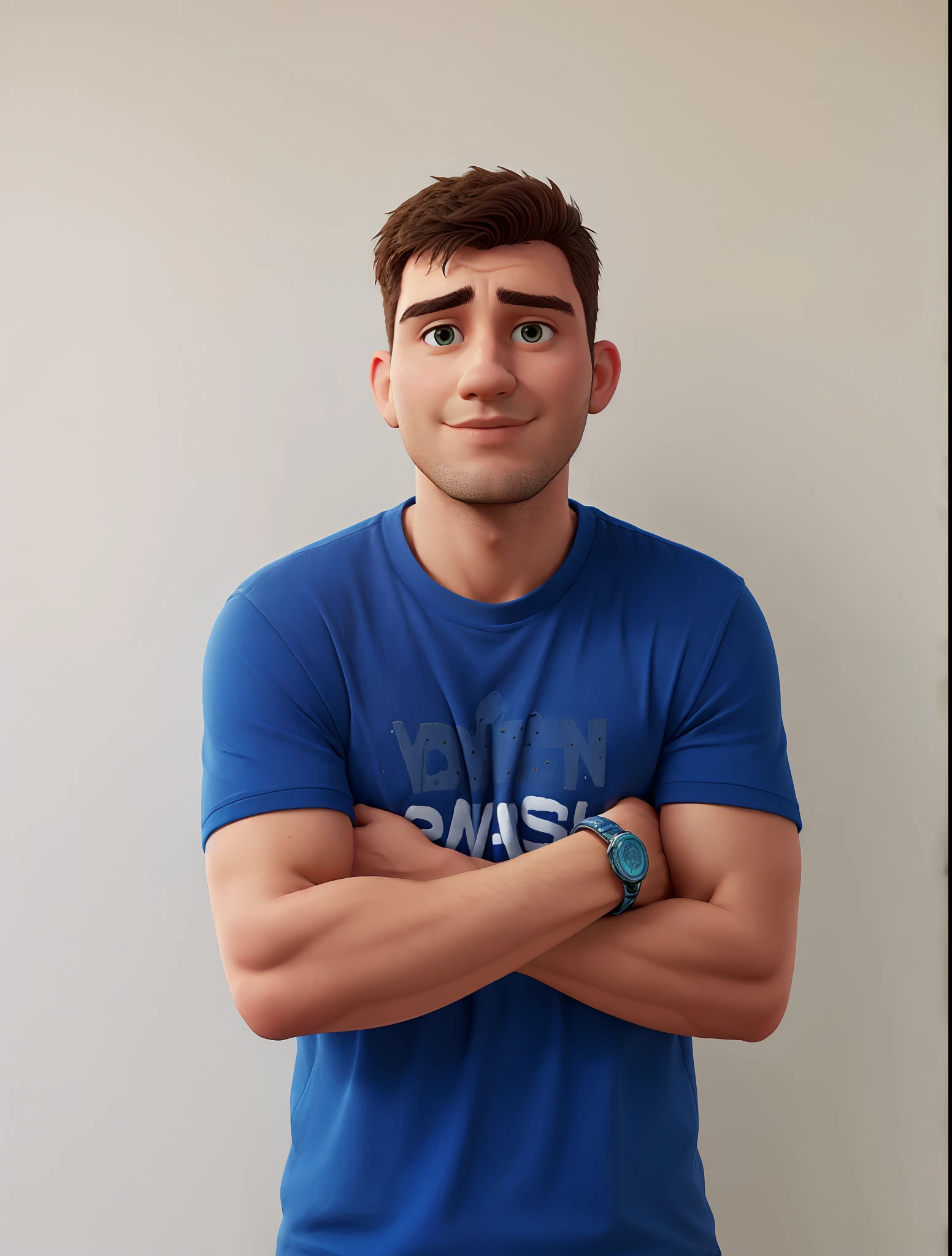 Man in blue shirt standing with arms crossed, Cristi Balanescu, Condutor de Ene, edin durmisevic, Bogdan Rezunenko, Genndy Tartakovski, Vitaly Bulgarov, Daniel Dociu, Eytan Zana, rinat voligamsi, Borja, Mohamed Chahin