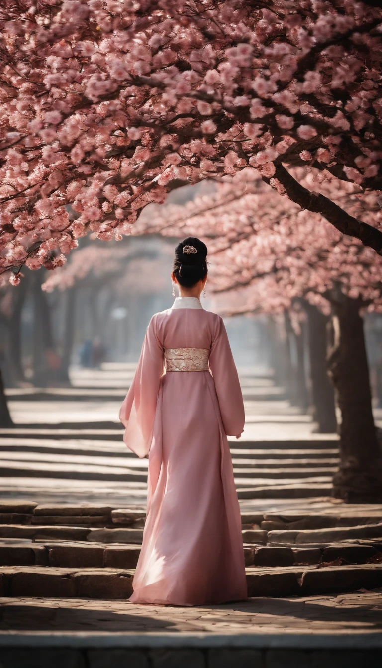 (blurred foreground:heavy snowy:2.0,),(Plum petals fall:1.6),(Snow scenery,Joseon Dynasty Beauty Dance),(realisticlying,Anatomical accuracy,Asian Star Faces,ssmile,The hands and face are very delicate and clear),(Stand in the middle of an old-fashioned courtyard,Plum tree,Korean (Beautiful hanbok),(bellows:1.5),(Wide Angle,Ultra HD detail,Masterpiece, Hyper HD, super detaill, high detailed, Best Quality, high resolucion;, Award-Standing, 8K),(Korea Premium Color Scheme,cinematic lightings)