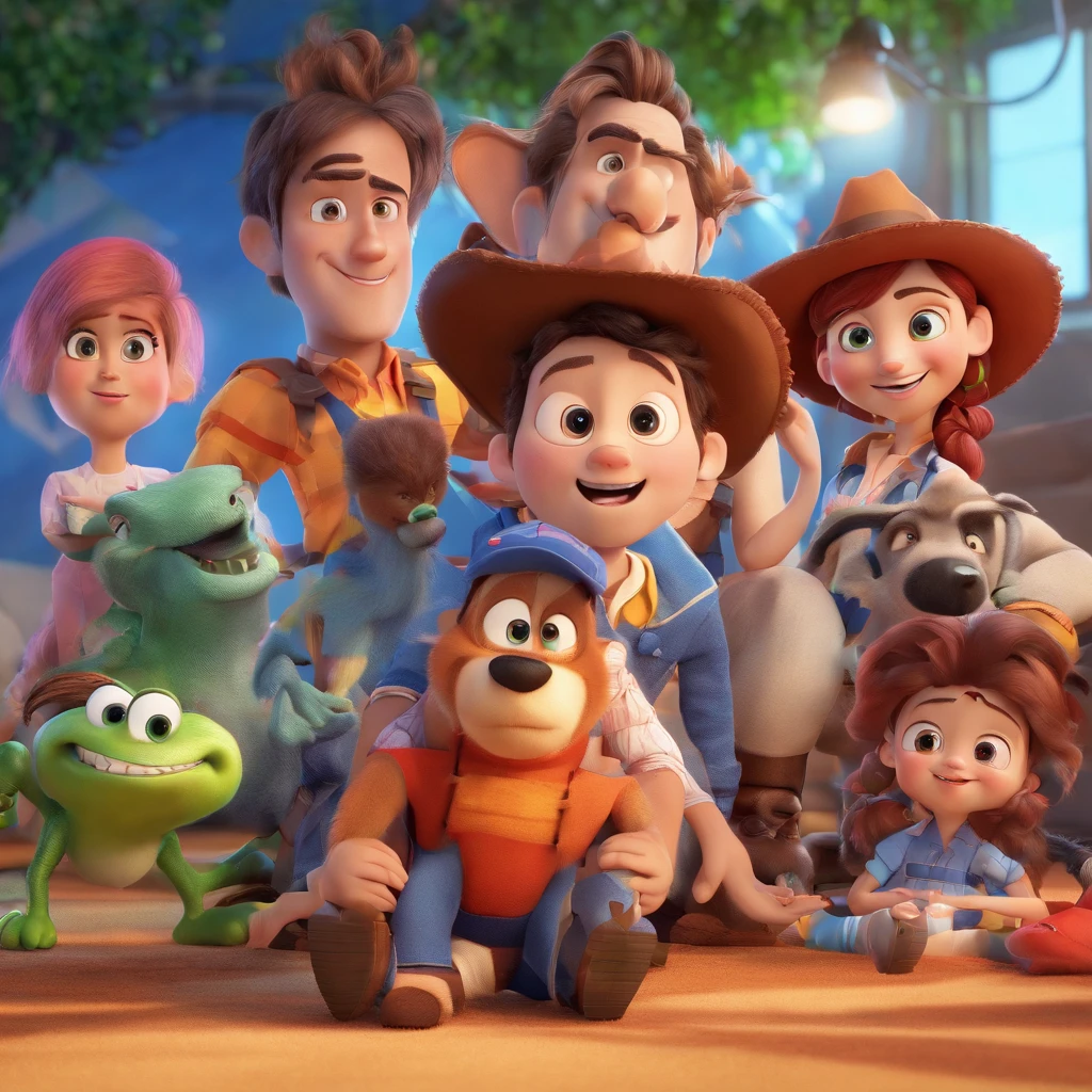 Toy story Andy y sus hijos