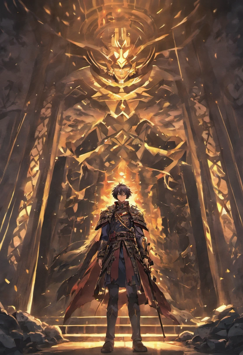 a king and his gloomy soldier