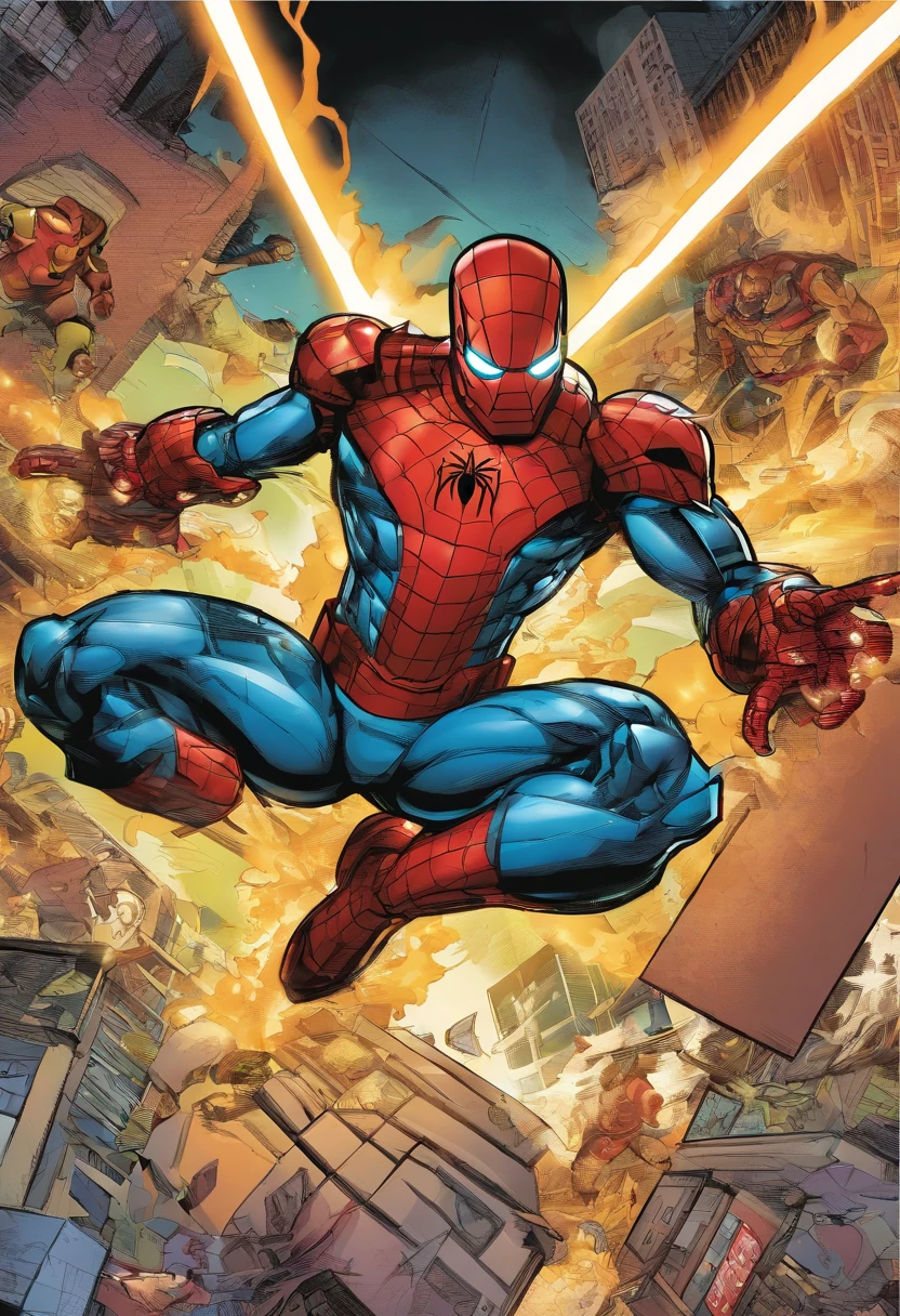 fusion aus Iron Man und Spider Man