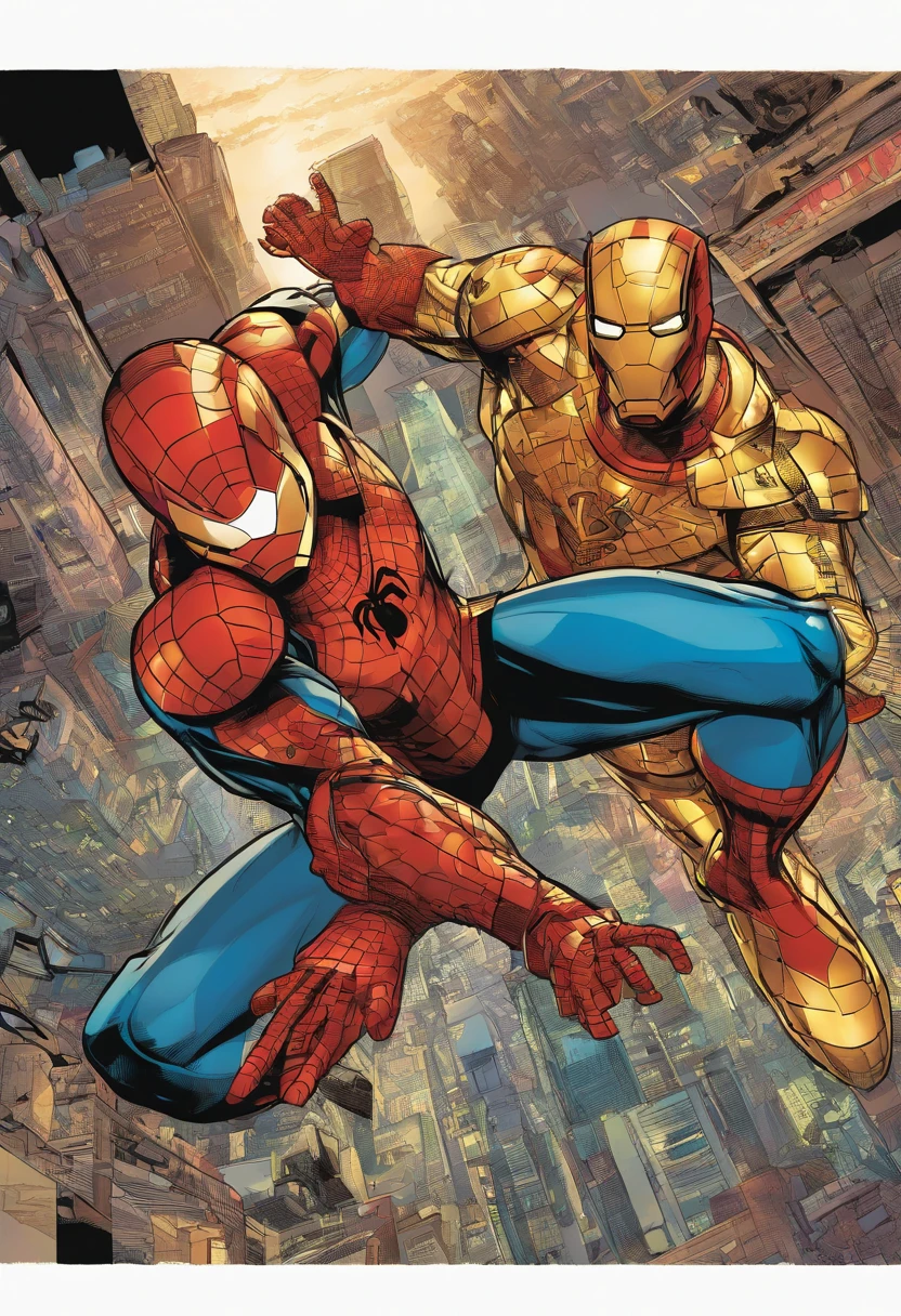 fusion aus Iron Man und Spider Man