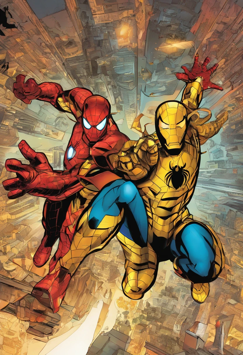 fusion aus Iron Man und Spider Man