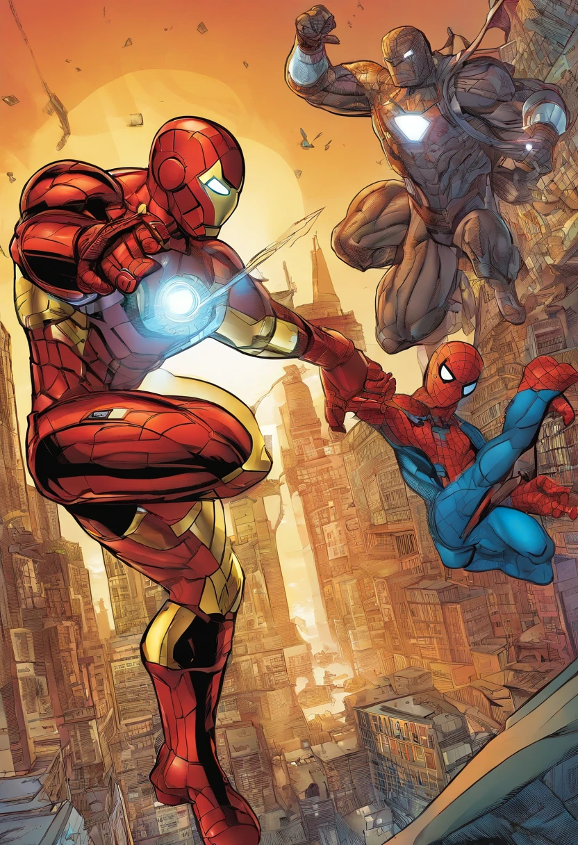 fusion aus Iron Man und Spider Man