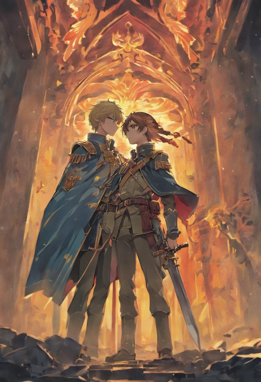 A young king and a soldier