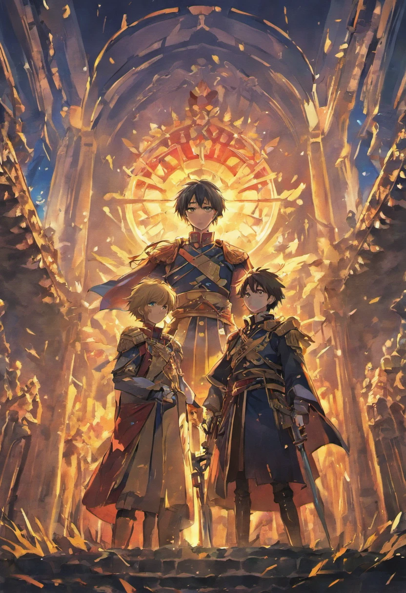 A young king and a soldier