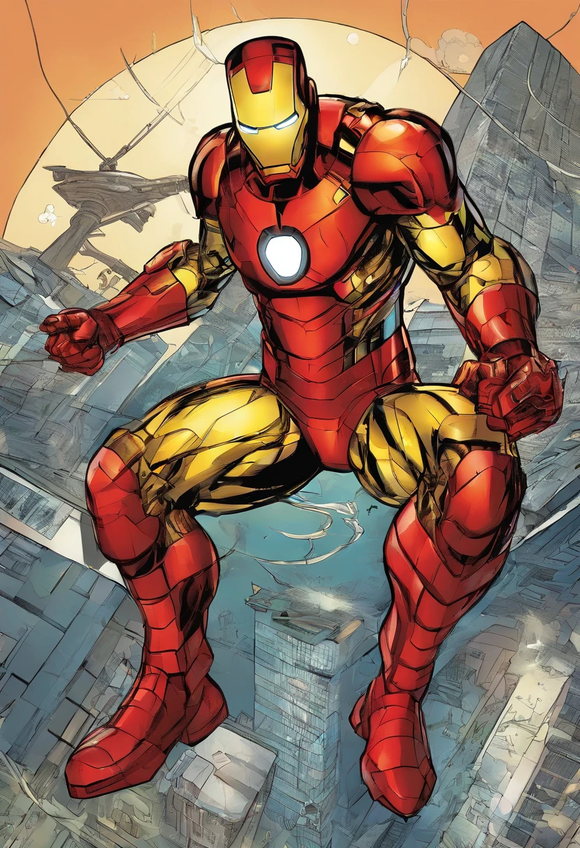 fusion aus Iron Man und Spider Man