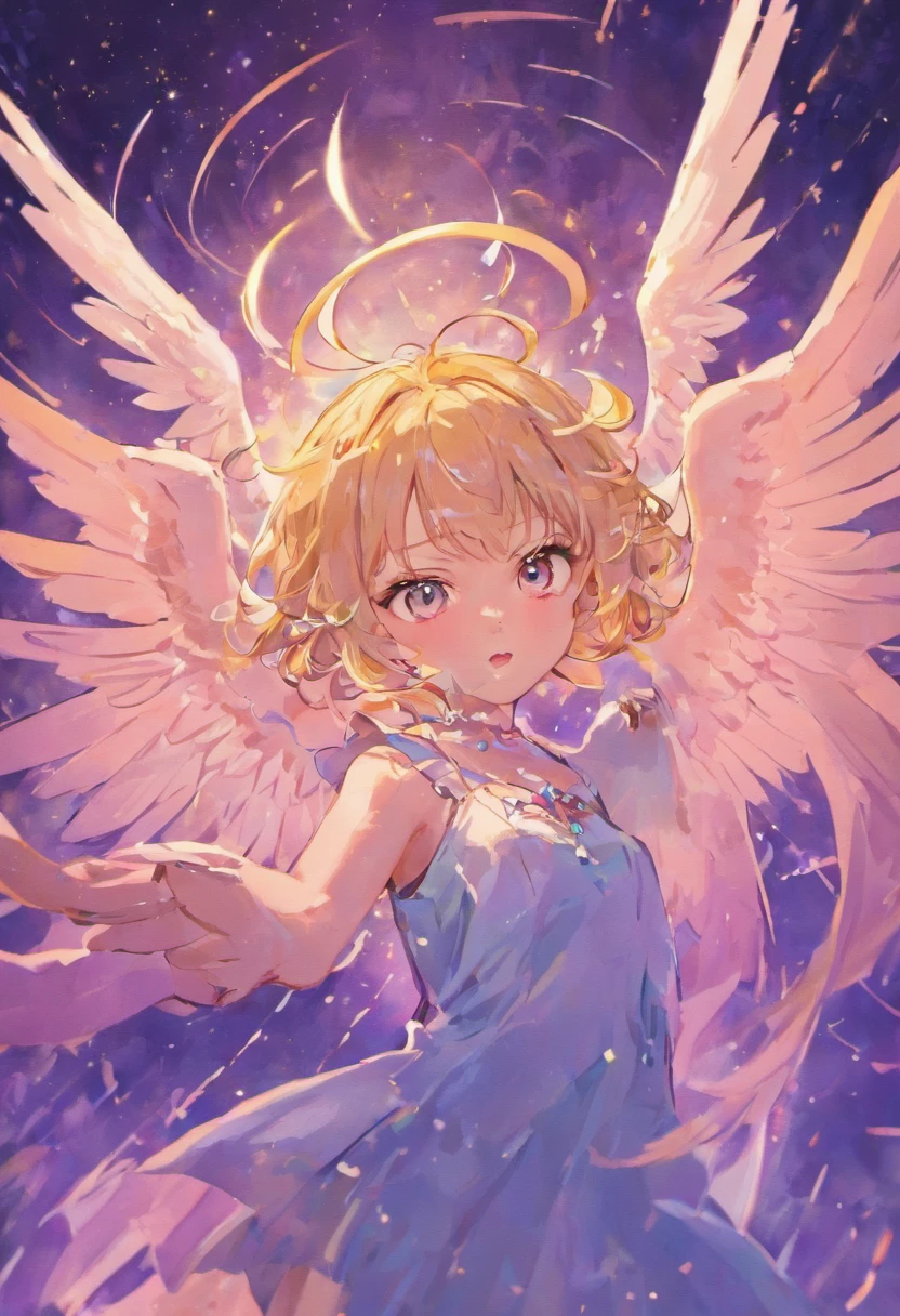 Uma adaga, linda, 插圖, perfeito, adaga angelical.