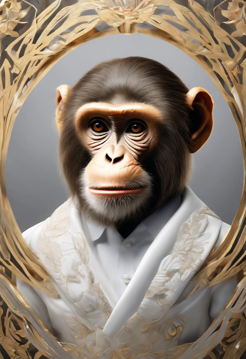 um macaco, NFT, macaco de NFT, Perfect illustration.