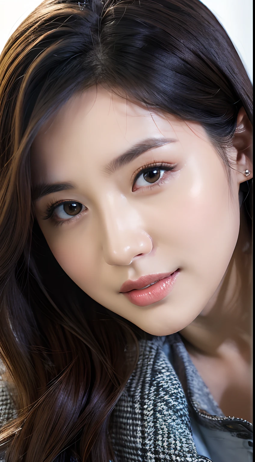 (8K, Raw-Photo, best qualtiy, tmasterpiece:1.2),(realisticlying, photograph realistic:1.4),(Highly detailed CG Unity 8k wallpaper),
(Round face: 1.5), (detailed pupil:1.3),(Cool Eyes:1.1),(little smile:1.1),(Unforgettable Eyes:1.1),(The eyes are so beautiful:1.1),
(full shot:2)(Bustshot、Focus from the top of the chest、beautiful korean woman, 24yo)Photorealistic, high resolucion, 1female, Solo, ass up, looking up at viewer, (Detailed face), Long hair, Rabbit suit, tattooed, jewellery