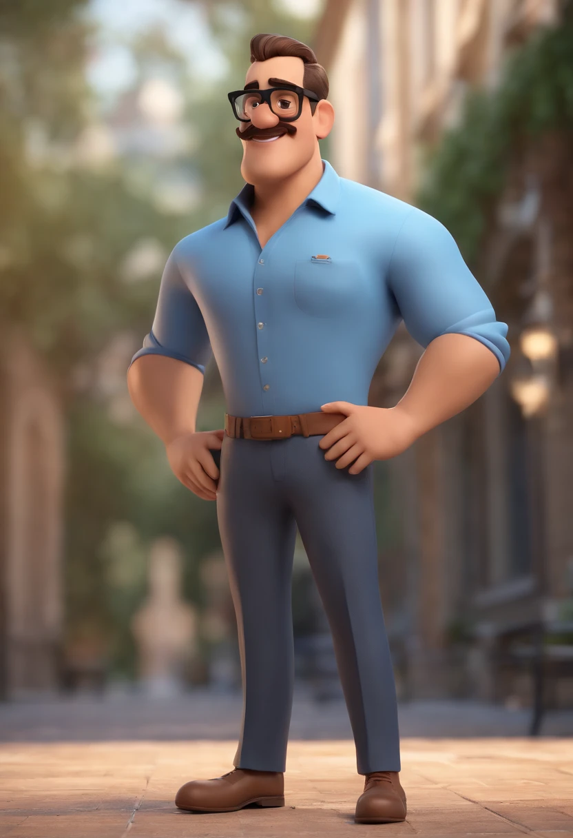 (Pixar 1.23 estilo) 1 homem ((parte superior do corpo frente, busto tiro)), solo, terno, moreno, tracksuit bonito, rapaz, homem 25 anos, playground, ((obra-prima, mais alta qualidade)), (composite lighting)