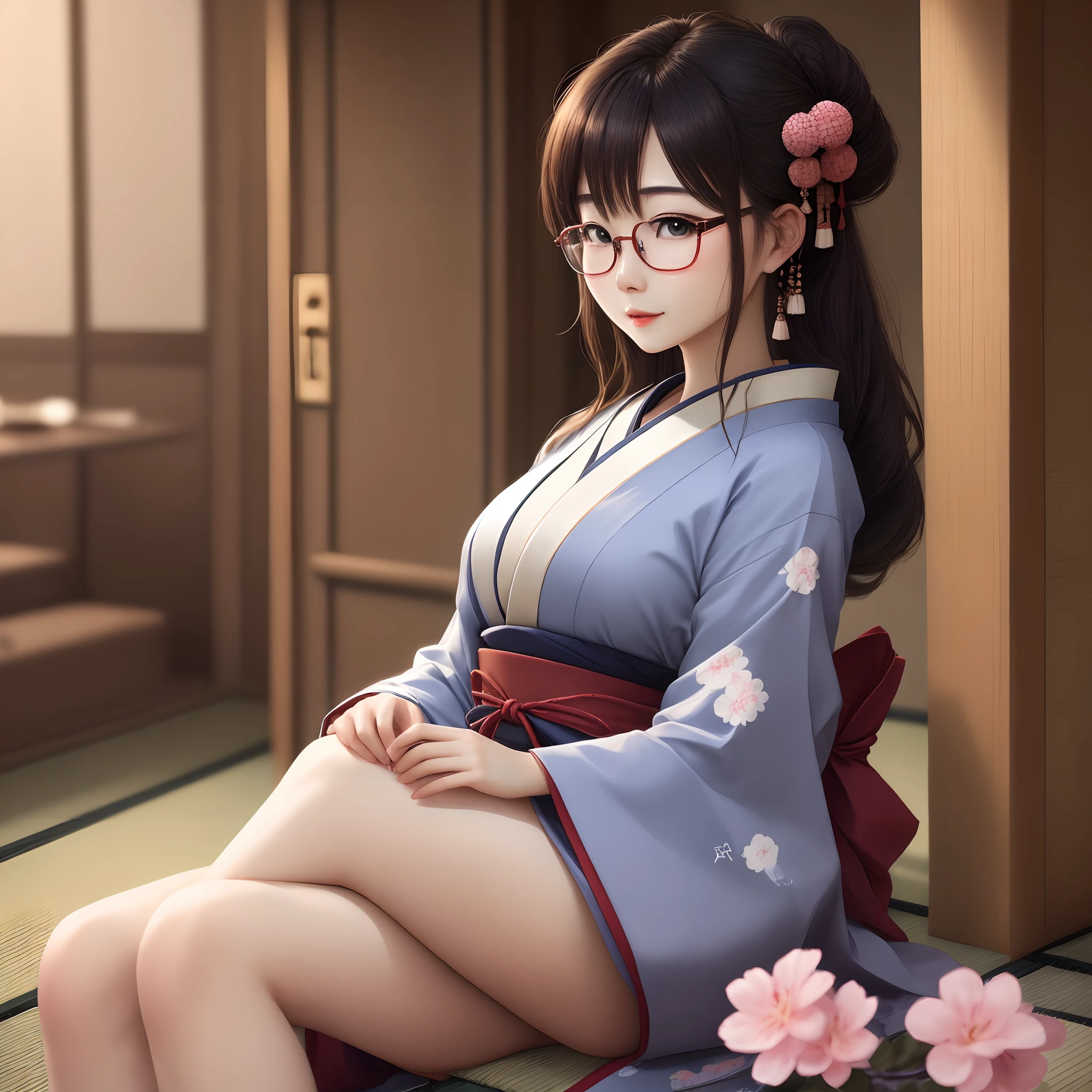 bustup Beautuful Women glasses
Japanese 1人