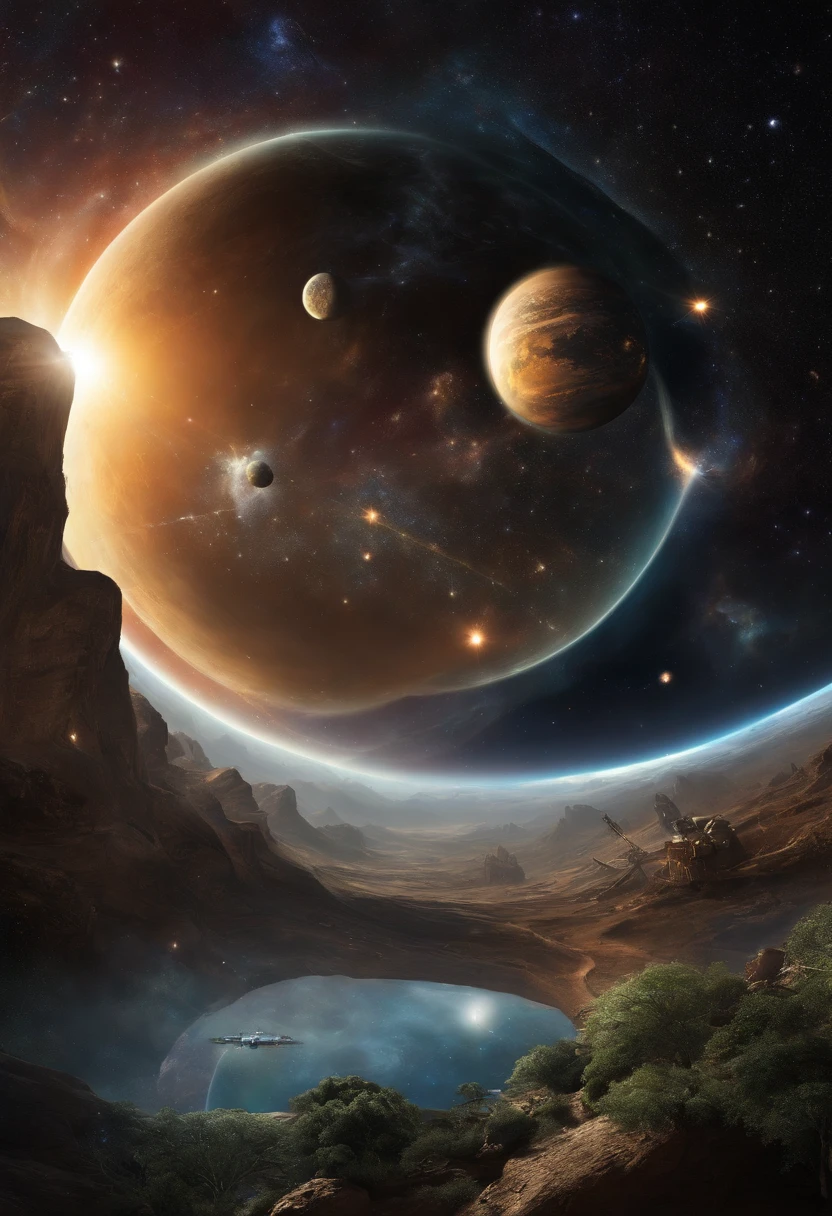 Celestial Nexus unveils an interconnected cosmic civilization. Space stations and celestial colonies drift amid the stars, housing an inquisitive society. Cosmic energies are harnessed to power advanced technology, and explorers embark on cosmic journeys, fueled by the desire to uncover the mysteries of the universe