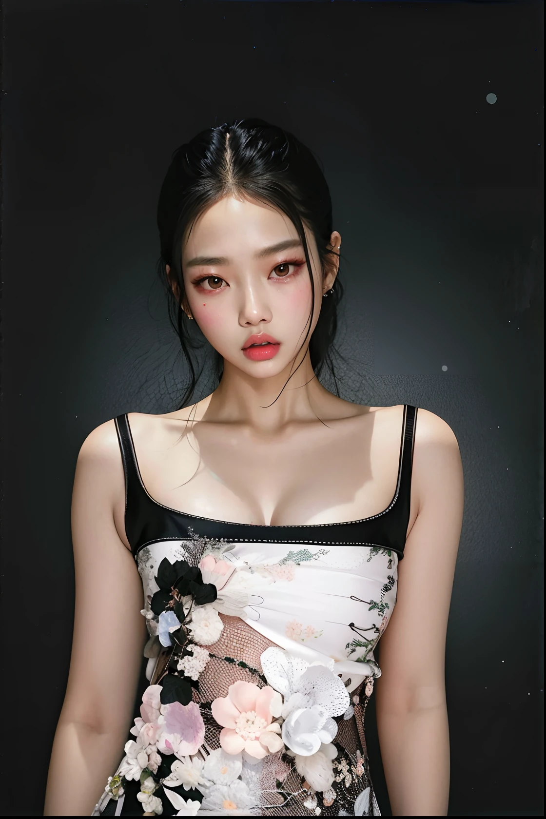 Mulher em um vestido preto e branco posando para uma foto, jennie blackpink, Lulu Chen, jossi do blackpink, gemma chen, Gongbi, Wenfei Ye, japanese model, TaeJune Kim, Jinyoung Canela, Heonhwa Choe, Shen Mingchen, Xision Wu, Kim Jin, Kiko Mizuhara, Seseon Yoon