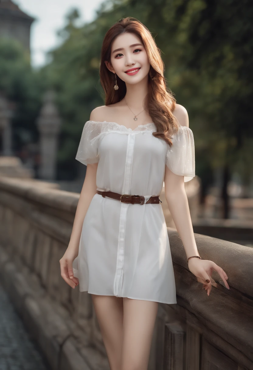 ((Best Quality, 8K, Masterpiece:1.3)), Focus: 1.2, Perfect Body Beauty: 1.4, Buttocks: 1.2, ((Hairstyle Random, Collarbone: 1.2)), (Short Skirt: 1.1) , (Rain, Street:1.3), Highly detailed face and skin texture, Fine eyes, Double eyelids, Whitened skin, Long hair, smile, Long legs: 1.5, Full body: 1.5, Best proportions of four fingers and one thumb, Smiley face, Face texture: 1.3, Sunshine, Summer, collarbone, beautiful eyes, real face, real skin, realistic face, realistic skin, detailed eyes, detailed facial features, detailed clothing features, detailed face, tight, tight fit, faculty: 1.4, background campus: 1.5