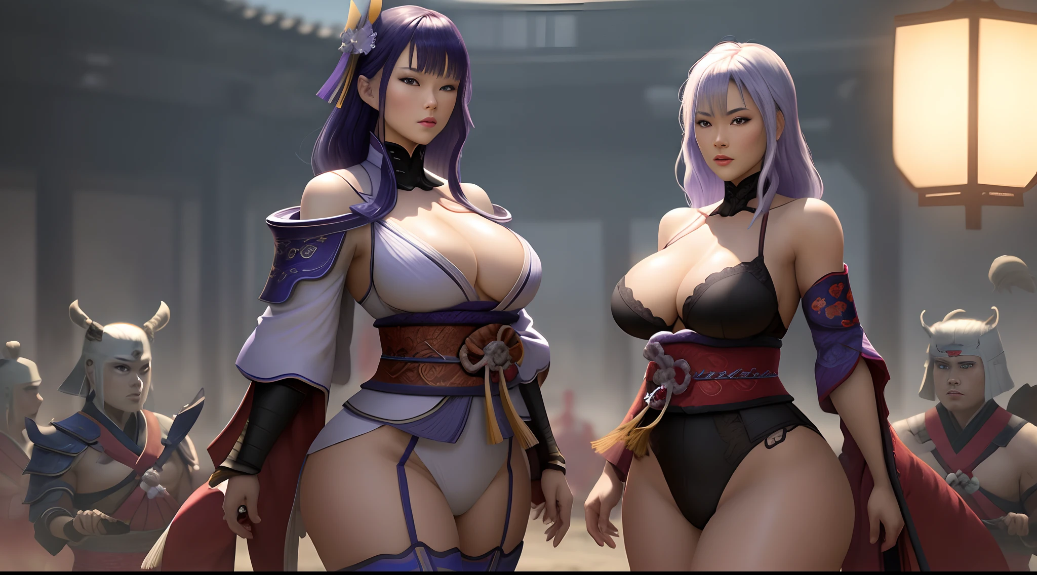 Thick thighs Shogun Raiden