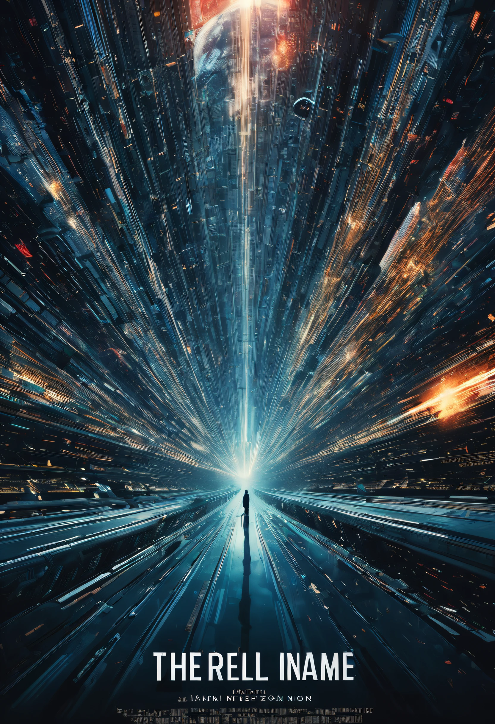 Prepare for a mind-bending cinematic experience with this captivating movie poster for a time travel thriller, where intricate timelines and parallel universes converge in a visually stunning and thought-provoking narrative. The composition captures the complexity and intrigue of the time travel genre, with intricate patterns and mesmerizing visuals. The use of bold colors and surreal elements adds to the disorienting and thought-provoking nature of the film, leaving viewers questioning the boundaries of time and reality. Directed by renowned filmmaker Christopher Nolan,text:2,