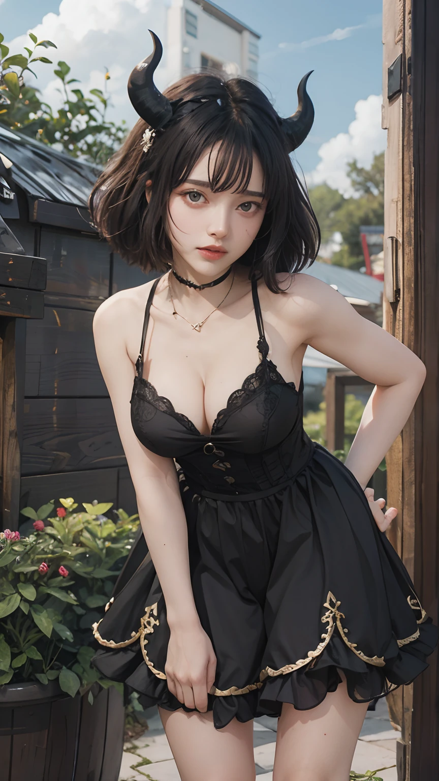 Lora realistis black horned