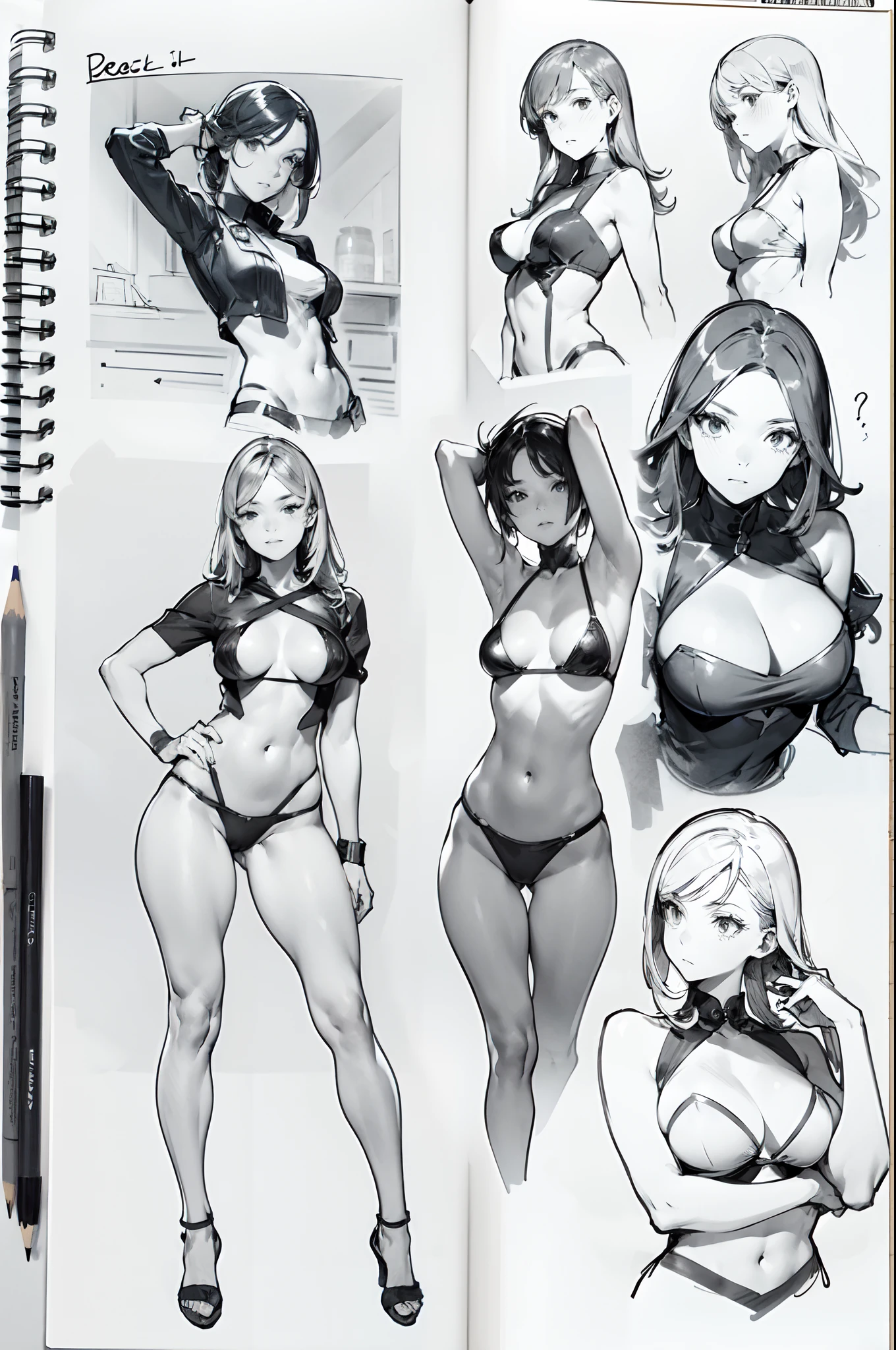 Drawing Lessons, beste-Qualit, Poses, Correct anatomy, Beautiful body curves, Sketch Beech, Daily Draw, The clothes, pencil