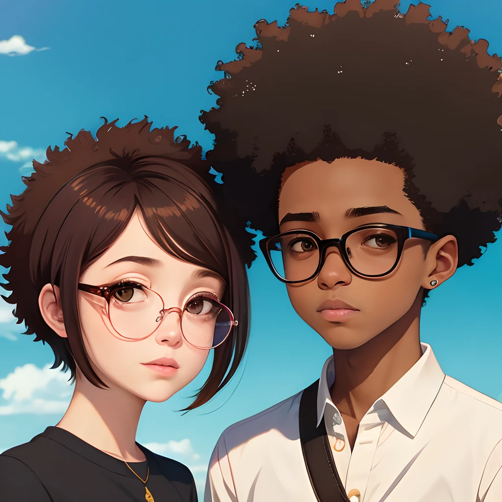 (1 Boy:1.5),(Dark Skin:1.5),(Masterpiece:1.2), Highest quality, High resolution, Unity 8k wallpaper, (Beautiful and exquisite eyes:1.6), Highly detailed face, Perfect lighting, Detailed CG, (Perfect hands, Perfect anatomy), 15 years old, (Black Hair:1.3), Detailed eyes, Best quality, Most detailed, Very accurate details, (Glasses:1.4), , (Straight Hair:1.5), Long side-parted hair, (Blushing face:1.3),(Very short bob:1.4),(Blunt bangs:1.4), (Smooth skin:1.3),(Flat chest),(Short sleeve shirt),(Open mouth),Shorts,(Standing and looking straight ahead), Full body image