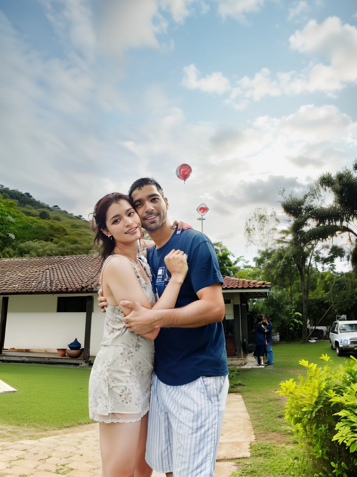 There is a man and a woman together in front of a house, Directed by: Nandor Soldier, Malika Favre, imagem de perfil, Directed by: Felipe Seade, por Romain brook, Directed by: Luis Miranda, Directed by: Fernando Gerassi, edu souza, andrea rocha, david rios ferreira, Imagens, 1614572159, Postagem 4k