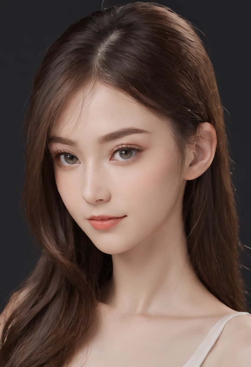 Phate maintains an appealingphysical appearance with a slender figure, flowing hair, and captivating hazel eyes.she keeps her hair in a ponytail and opts for a long black or blue skirt paired with a white t-shirt