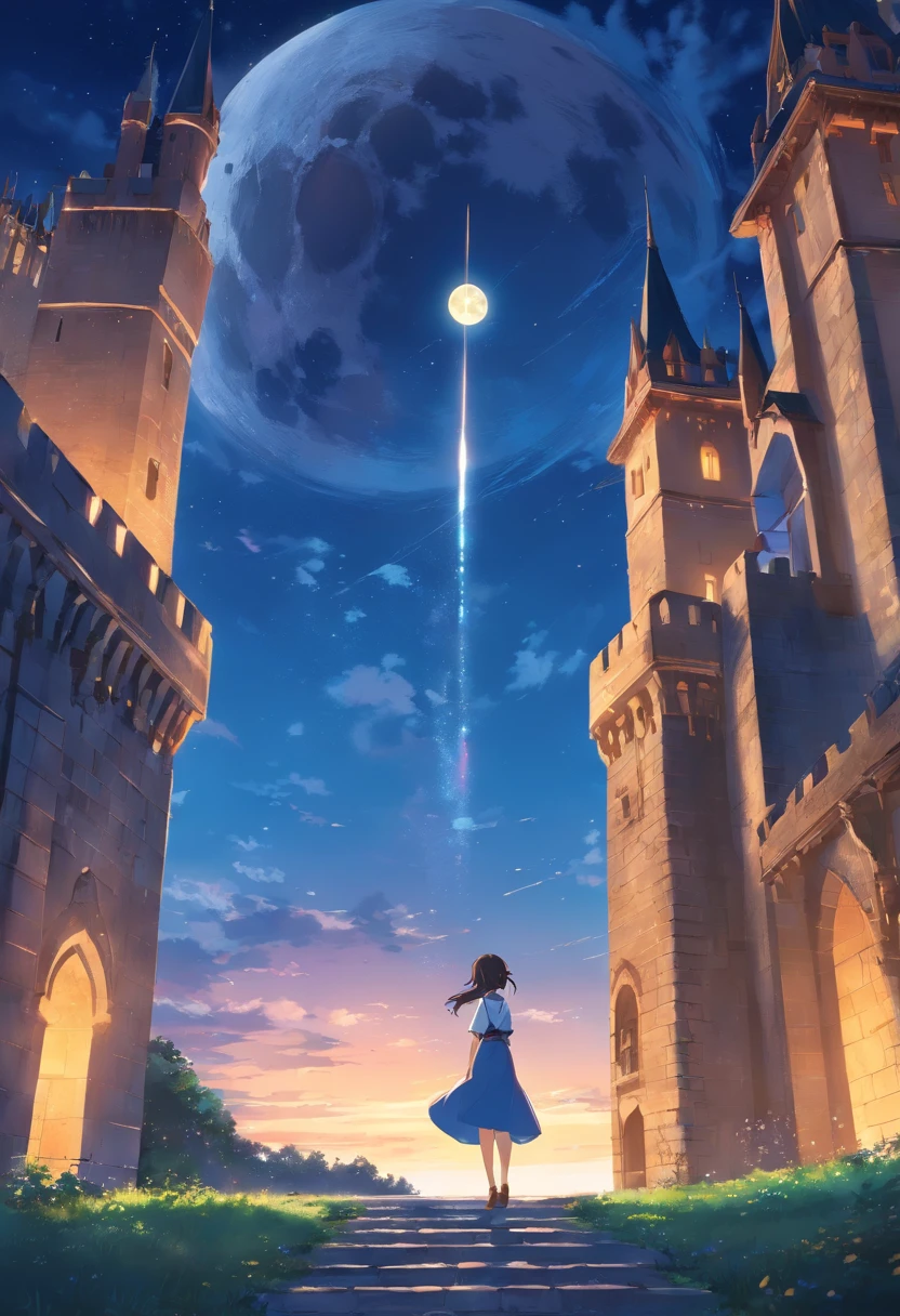 moon,castle,fate/stay background
