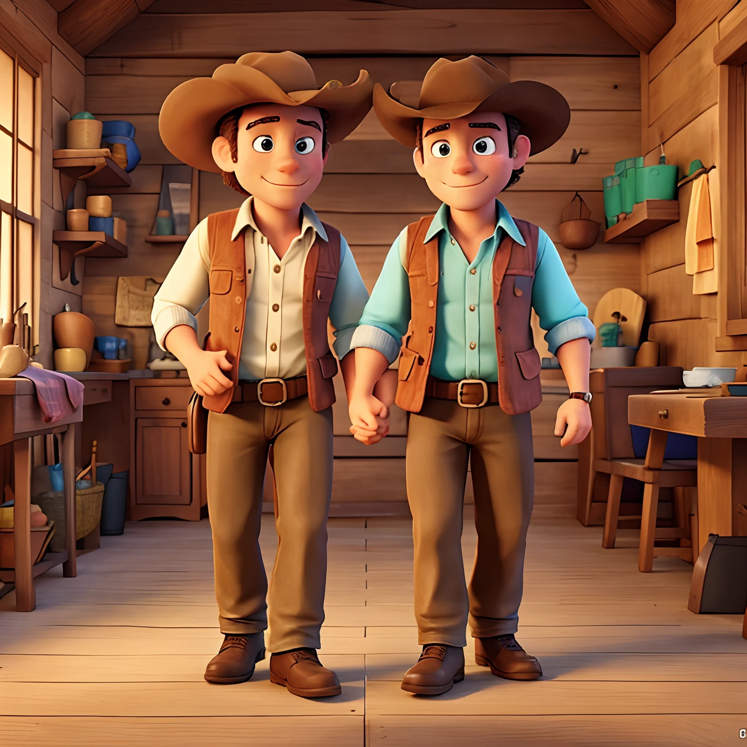 Create the characters of the movie Brokeback Mountain