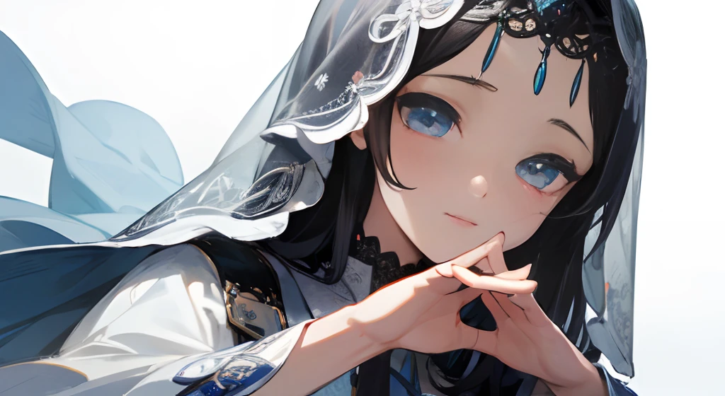 A beautyful girl、chies、sister、Cultured woman、veils、Top image quality、filigree、dense、Ren、beautidful eyes、beatiful hands