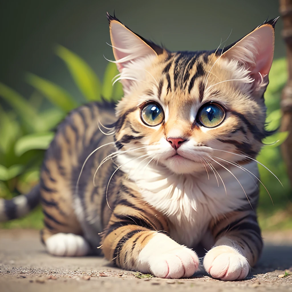 one cute cat --auto --s2