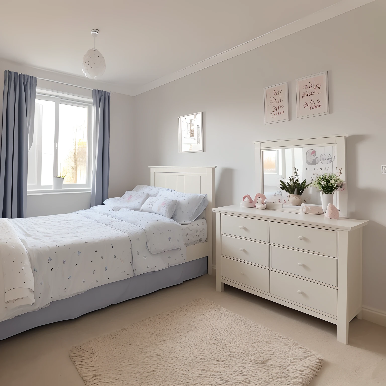 Beauty wife　pinafore　Bedrooms　early evening
