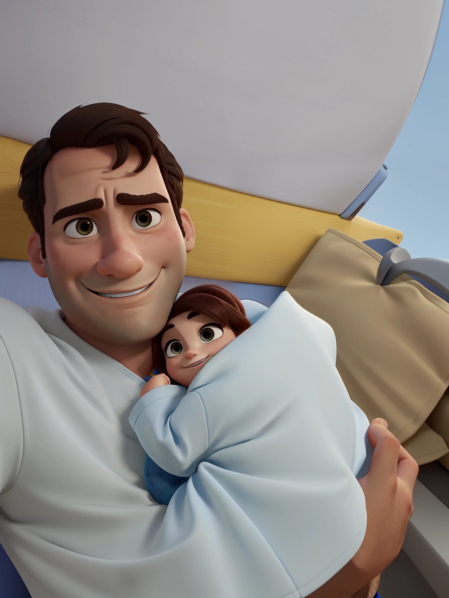 casal homem e mulher no estilo Disney Pixar, alta qualidade, melhor qualidade