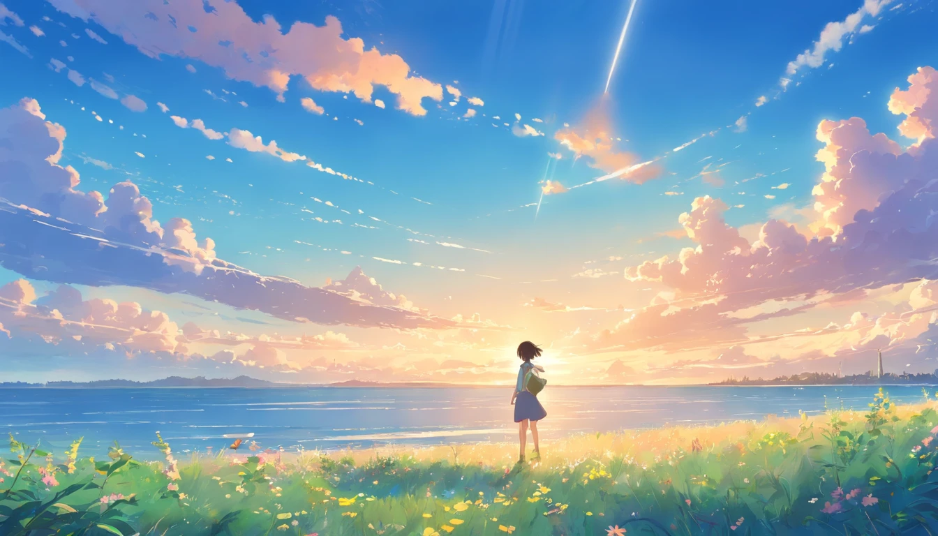 Heaven, clear skies, Blue skies, few clouds