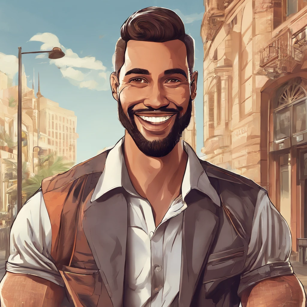 decent guy with a smile