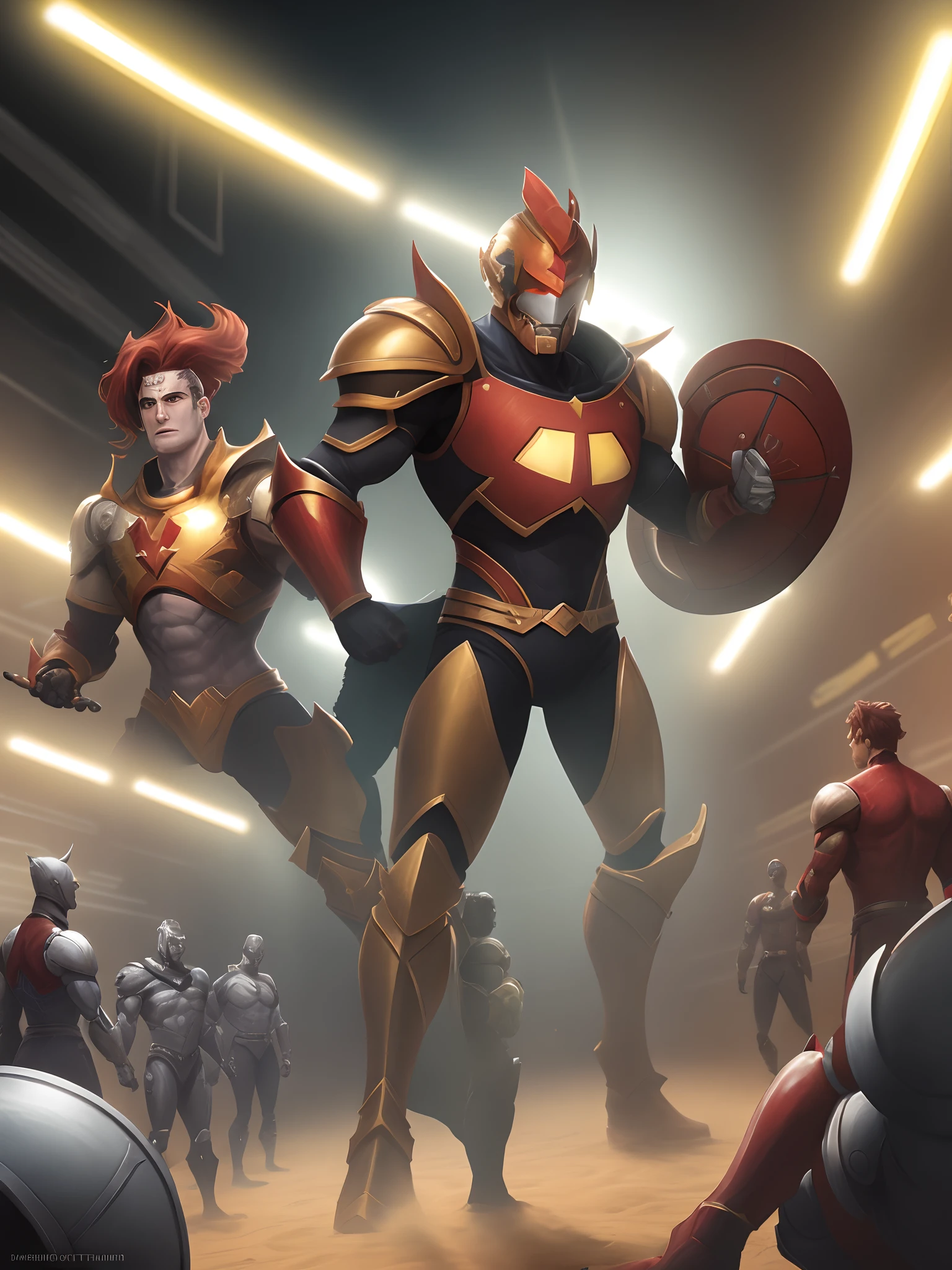 Heroes of the game Thetan Arena