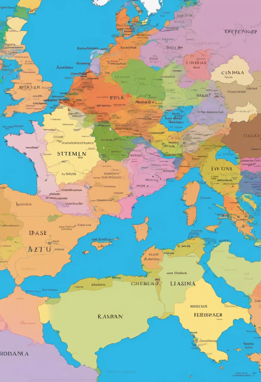 World map who is highlighting Europe area