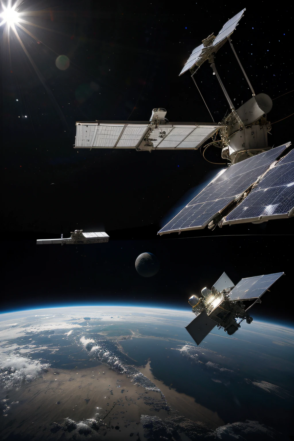 Space-Based Solar Panels is an innovative concept that aims to capture solar energy directly in space and transmit it to Earth for efficient use. Large solar arrays are placed in orbit to continuously collect sunlight without atmospheric interference, and the accumulated energy is converted into a microwave for transmission to Earth through rectennas. Receiving stations on Earth gather and distribute the energy to the grid.