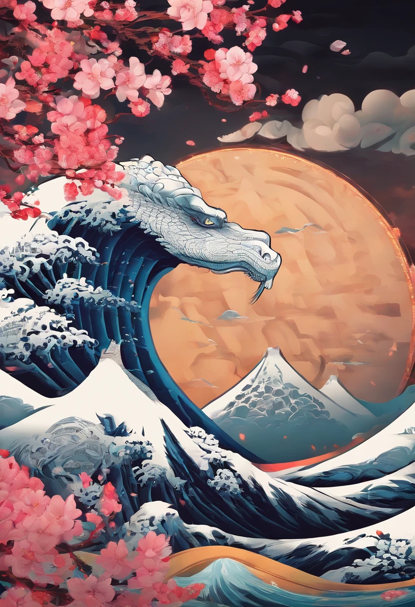 Chinese style elements,Oriental dragon image, Blessed by the dragon,The dragon is praying,Soaring skies, There are colorful lights everywhere, They were delighted, (High contrast), (The era of fantasy worlds), People are happily shopping, The atmosphere of the Spring Festival, (Ray tracing, Global illumination), (Masterpiece:1.4), (vibrant:1.2), Cinematic, iintricate,detail-rich, (Ultra-detailed CG unity 8k wallpaper)