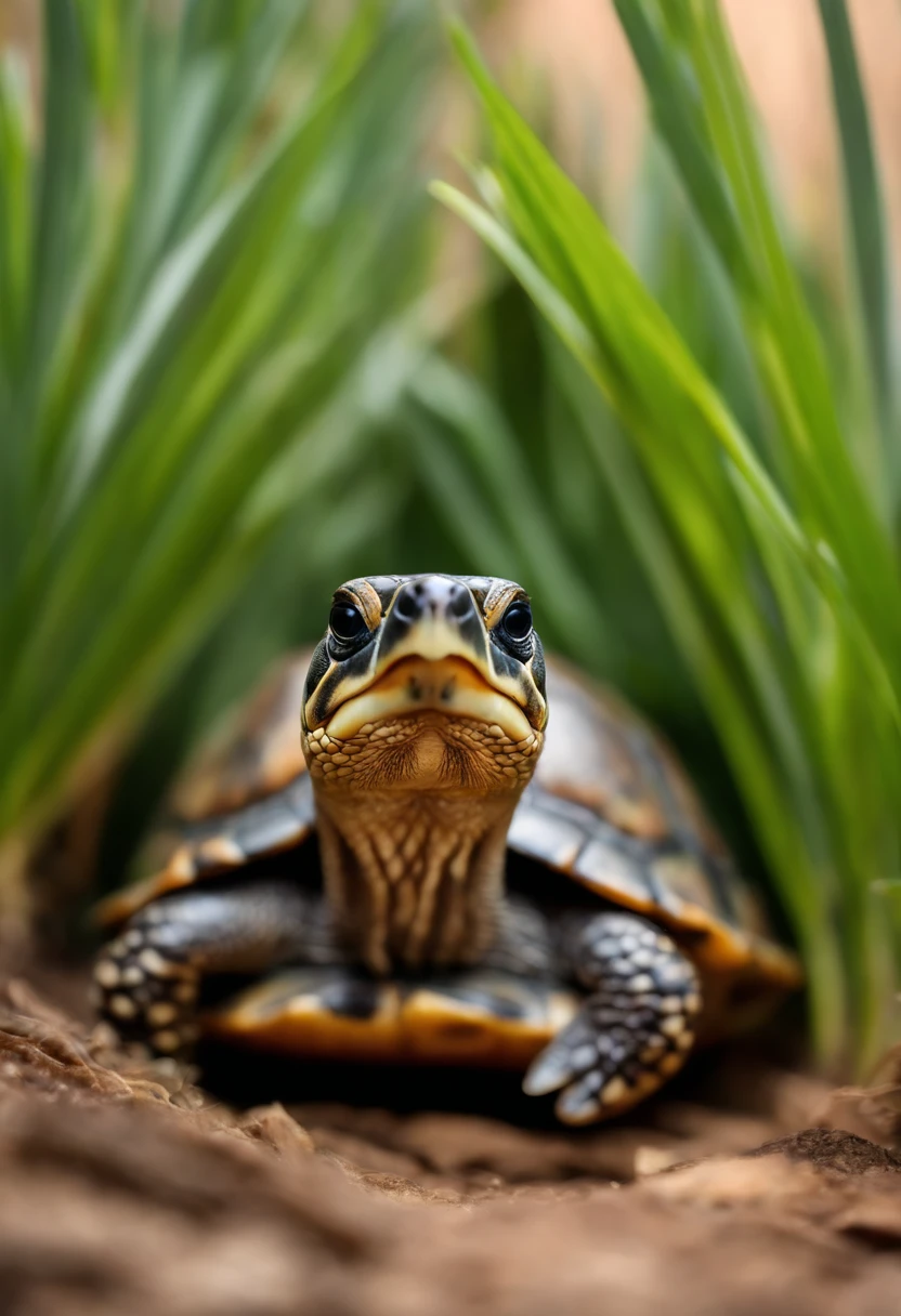 critters、soothing、Cute  Turtle、Generally accepted、spherical、A smile、There is a small、Hareful、Carrot